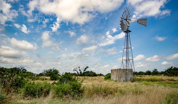 A windmill in Kerr Wildlife Management Area