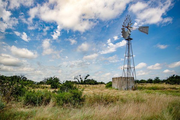 A windmill in Kerr Wildlife Management Area