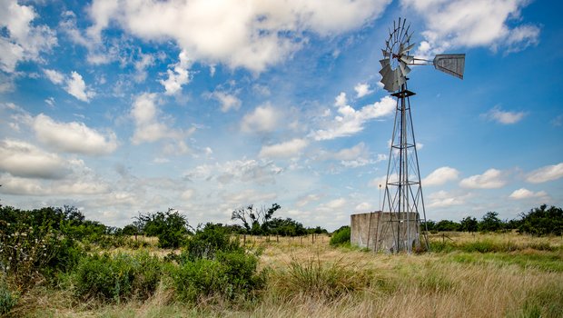 A windmill in Kerr Wildlife Management Area