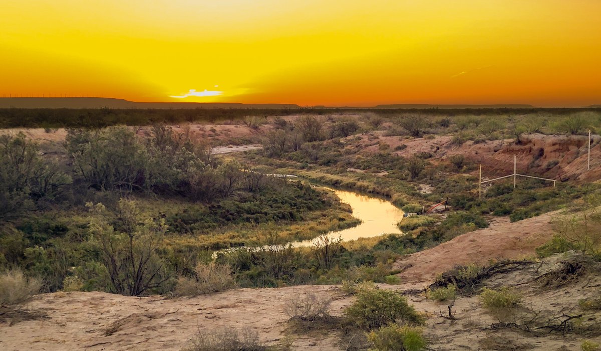 Horsehead Crossing on the Pecos.
