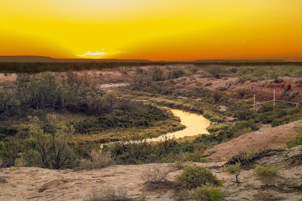 Horsehead Crossing on the Pecos.