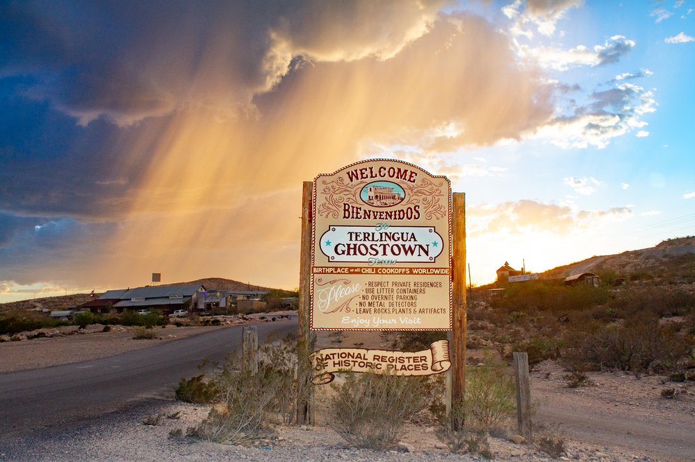 Terlingua Ghost Town Sign