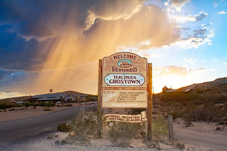 Terlingua Ghost Town Sign