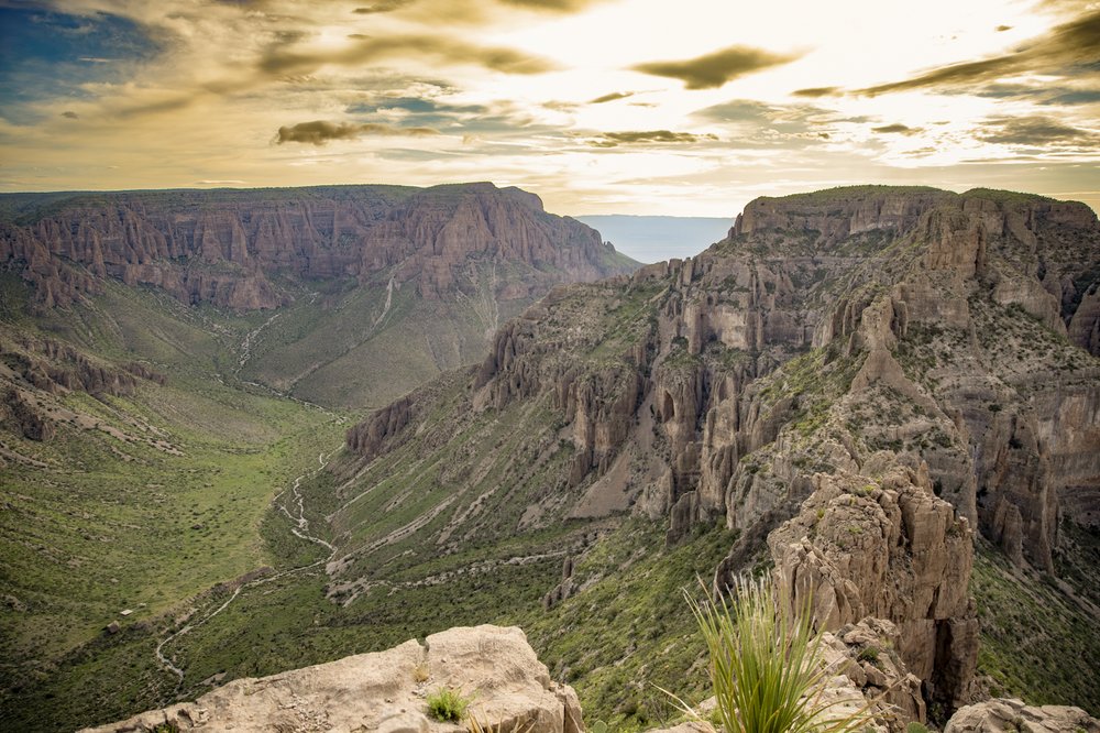 A view of the mountains at the Sierra Diablo Wildlife Management Area.
