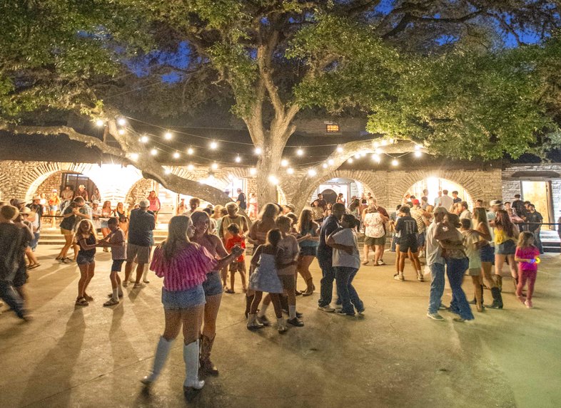 People Dancing at the Garner Dance.