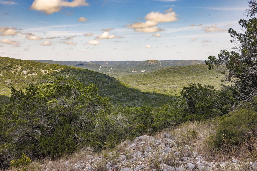 A scenic overlook at Bear Creek State Natural Area.