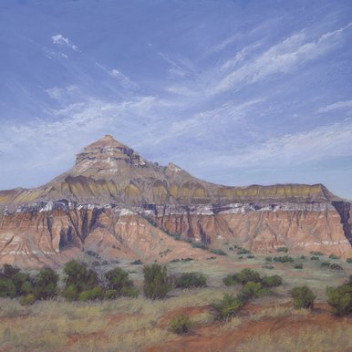 Capitol Peak Painting by Jeri Salter