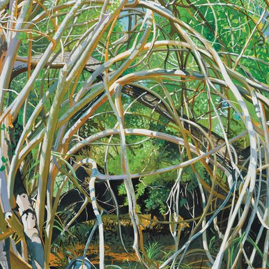 Granjeno Painting by Janet Eager Krueger