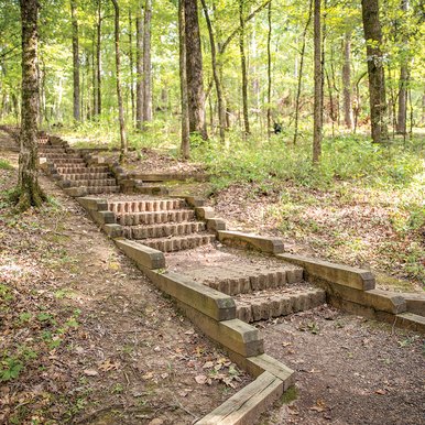 Stairs on Caddo Forest Trail