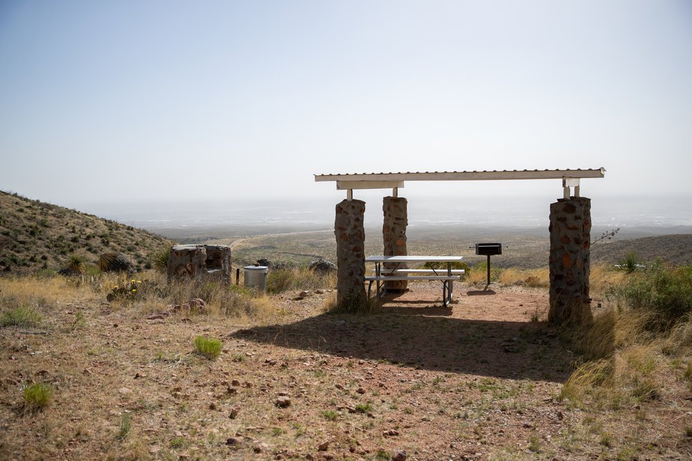 Franklin Mountain State Park picnic pavilion