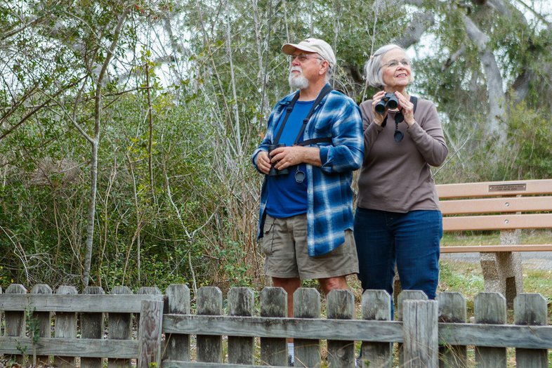 Couple Birding at Goose Island