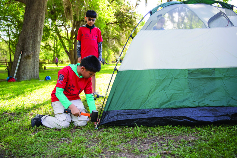 Camping at Palmetto State Park