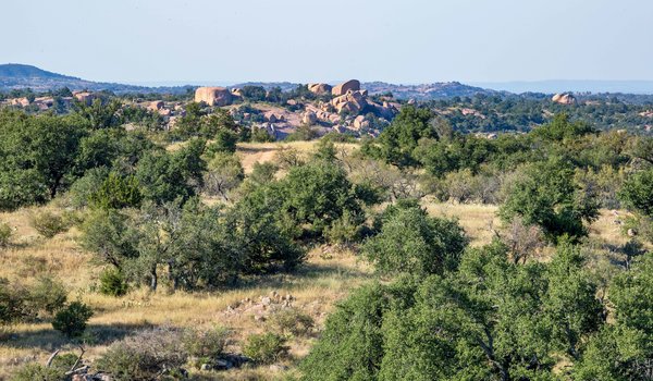 Photo of Comanche Rock in the distance