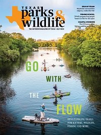 Cover July 2022 Go With the Flow - People paddling.