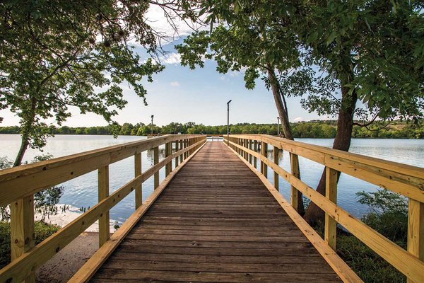 Fishing Pier at Inks Lake State Park