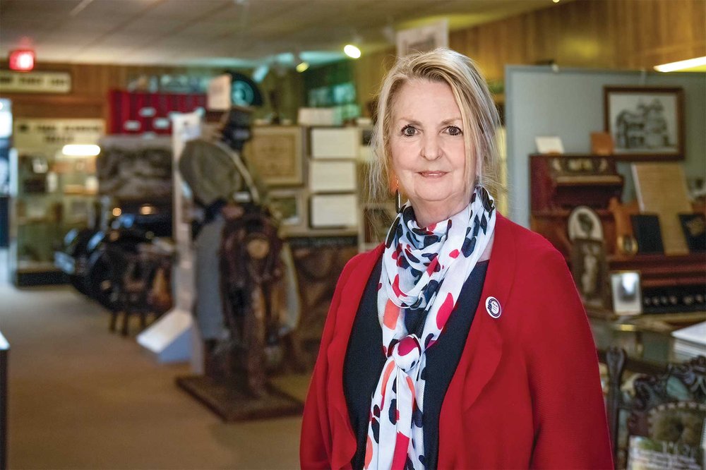 Heritage Center curator Betty Marcontell