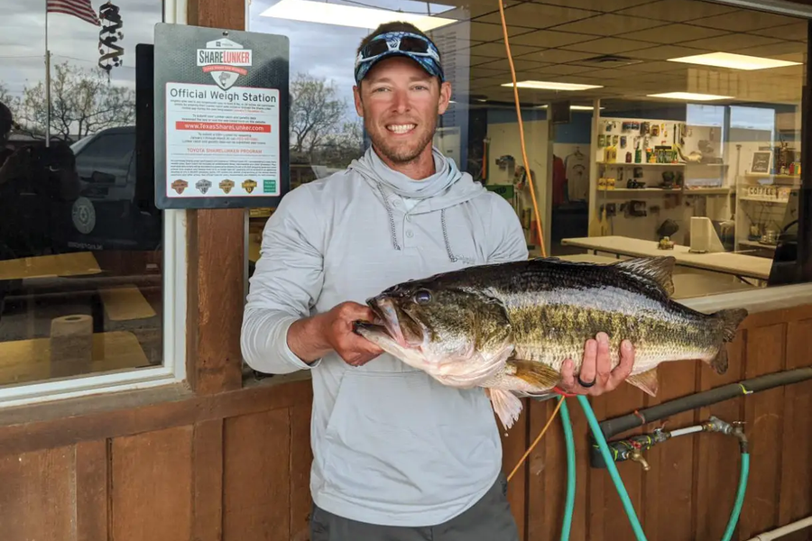 James Maupin 2020 holding bass