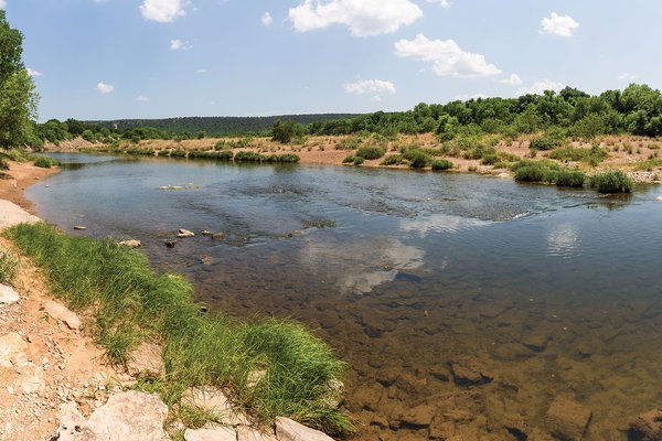 John Graves Scenic Riverway on the Brazos River.