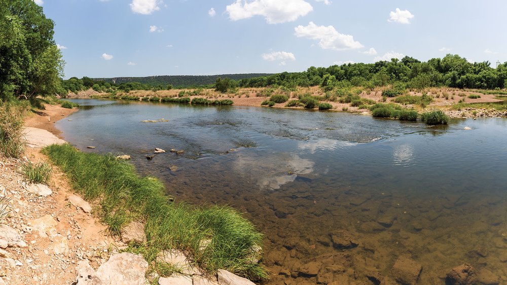 John Graves Scenic Riverway on the Brazos River.
