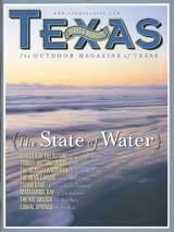 July 2002 Cover - Picture of the gulf with waves coming onto the beach - Title: The State of Water