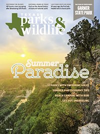 July 2016 Cover - Overlooking a river high up on a hill - Title: Summer Paradise