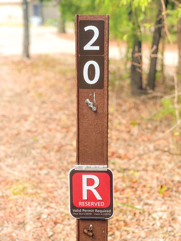 Lake Tawakoni campsite 20