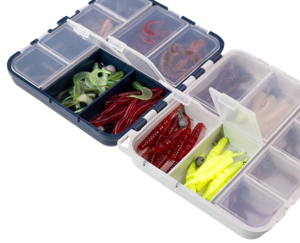 Lure organization for a tackle box