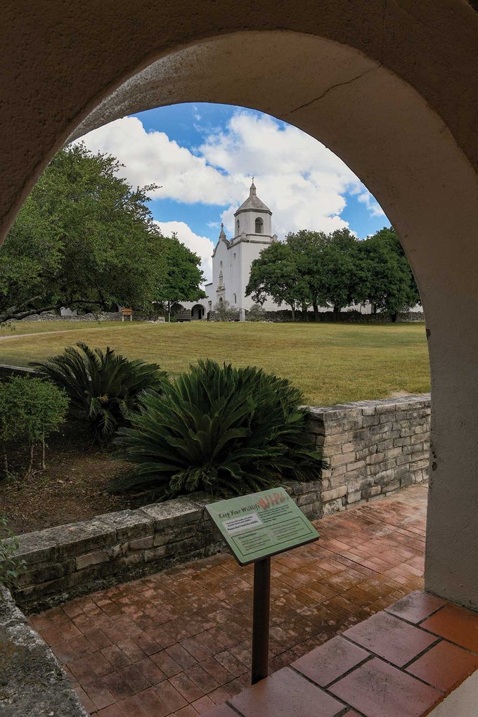 Mission Espíritu Santo in Goliad Texas.