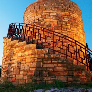 Mother Neff water tower built by the CCC