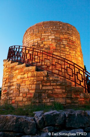 Mother Neff water tower built by the CCC