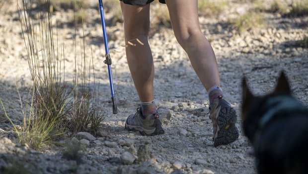 Remote hiking at Pedernales Falls State Park
