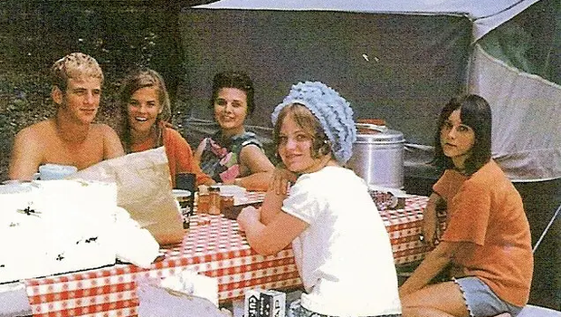 People Garner State Park in the 1960s having a picnic