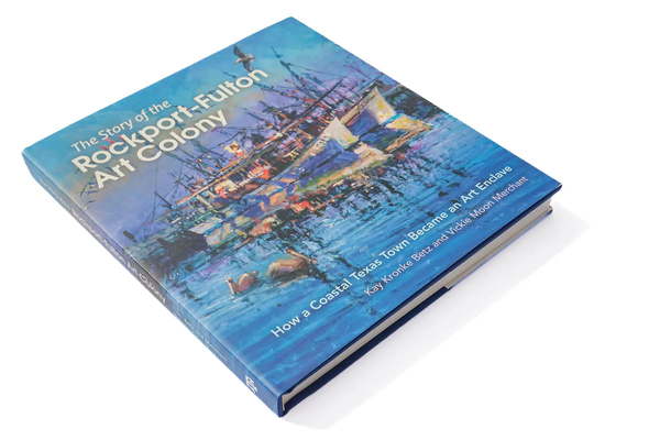 Rockport Art Book with a blue cover showing boats on a lake and pelicans in the water