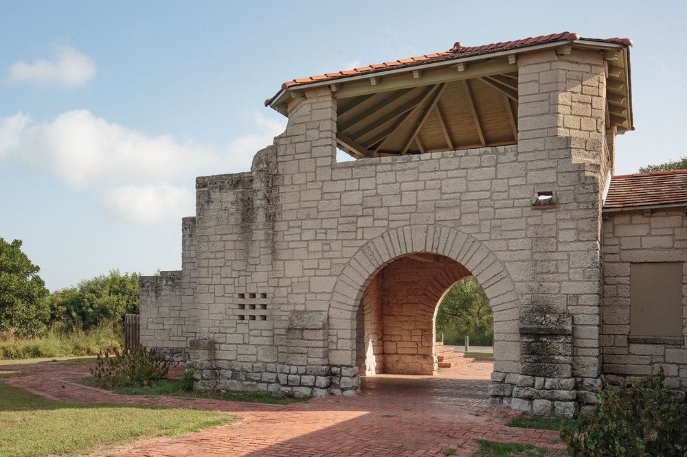 The refectory at Corpus Christi State Park