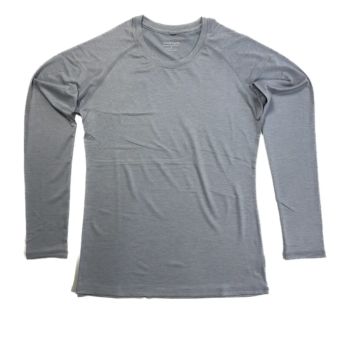 Whole Earth Brand Luxdry Long Sleeve shirt in gray