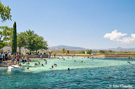 Swimming at Balmorhea State Park