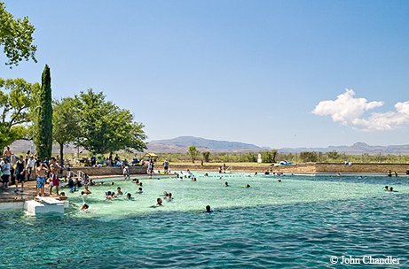 Swimming at Balmorhea State Park