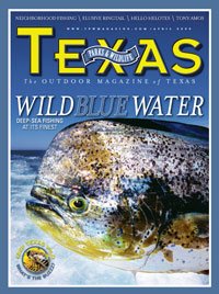 April 2009 Cover - Fish swimming in water - Title: Wild Blue Water