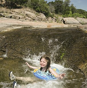 Devil's Waterhole at Inks Lake State Park