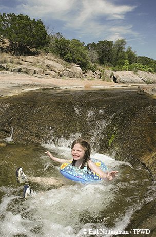 Devil's Waterhole at Inks Lake State Park