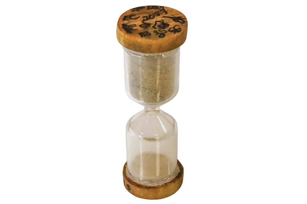 An hourglass