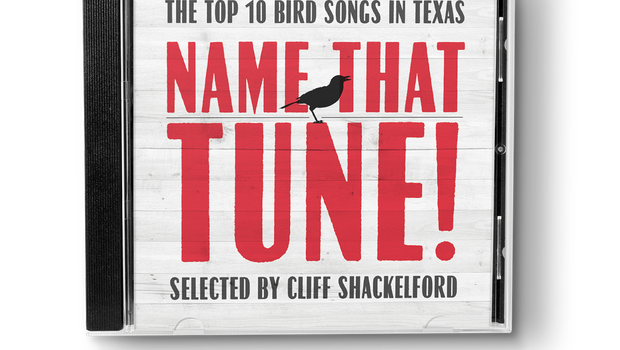 cd case with cover title top ten bird songs in Texas name that tune selected by Cliff Shackleford
