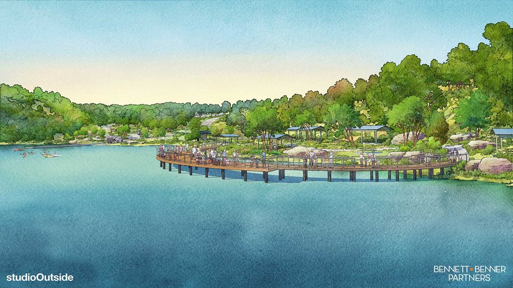 Rendering of Palo Pinto fishing pier