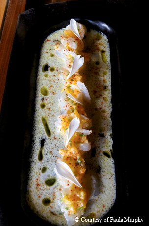 possion cru a lion fish sandwich