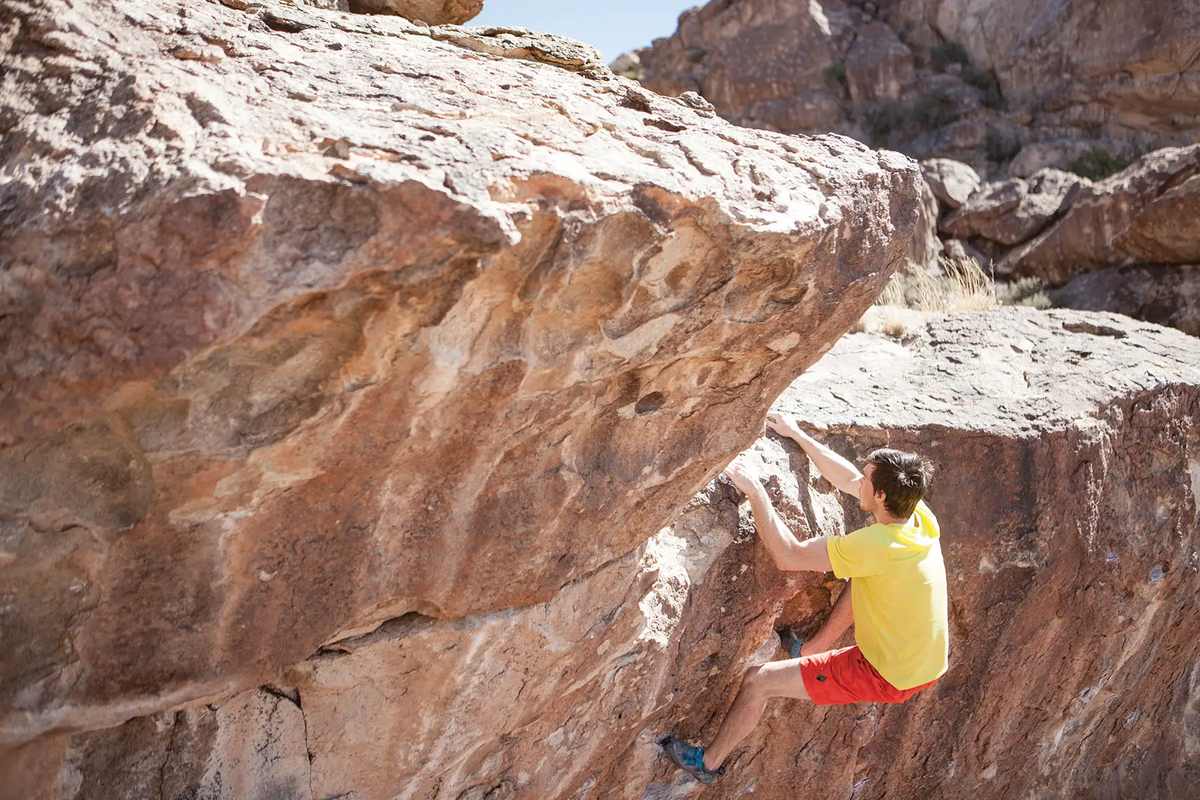 rock climbing at Hueco Tanks State Park