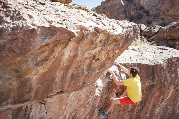 rock climbing at Hueco Tanks State Park