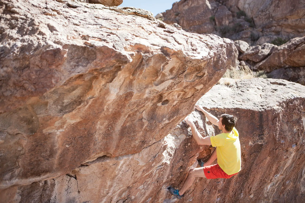 rock climbing at Hueco Tanks State Park