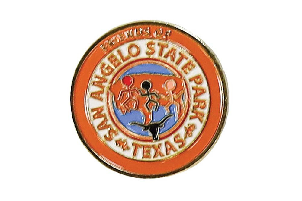 San Angelo medal button