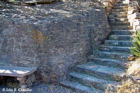 stone stairway Davis Mountains
