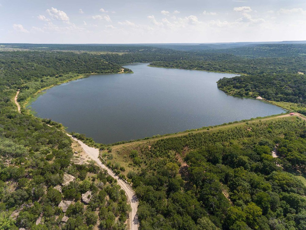 tucker lake at palo pinto state park